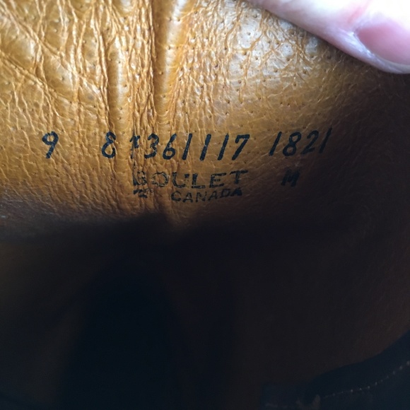 Boulet Cowboy boots leather mens sz 9 - Picture 7 of 12